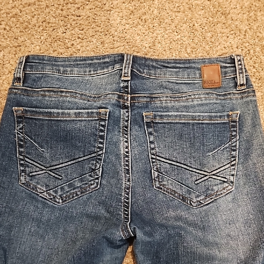 BKE Blue Straight Leg Denim Jeans